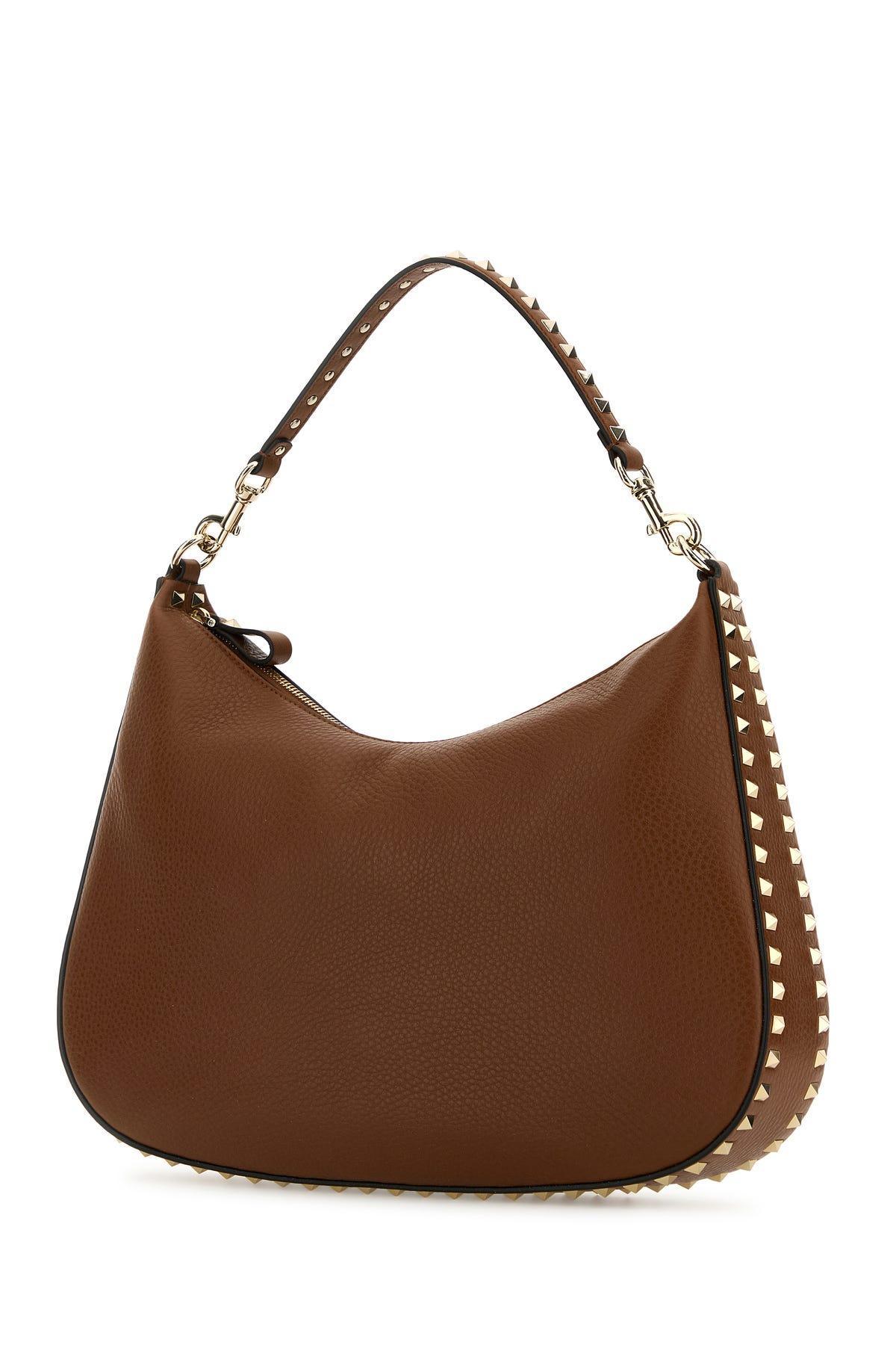 VALENTINO GARAVANI Hobo | Rockstud | Vit.st.-tu Nd  Female In Brown Product Image