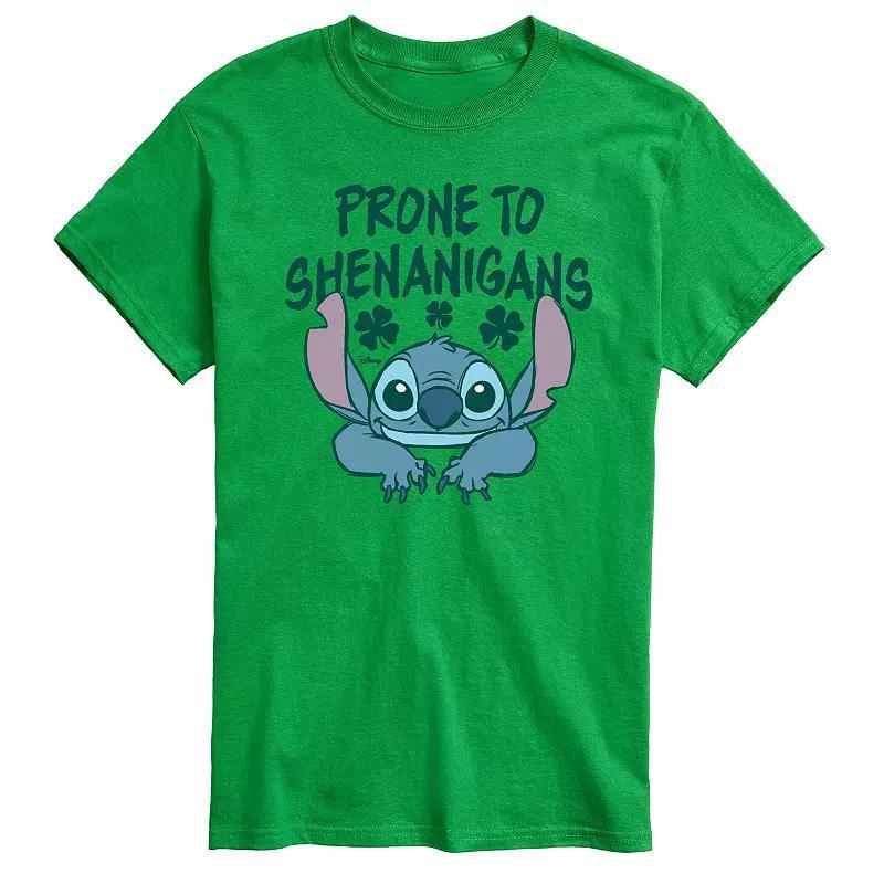 Disney's Lilo & Stitch Big & Tall Prone To Shenanigans Graphic Tee, Men's,  Product Image