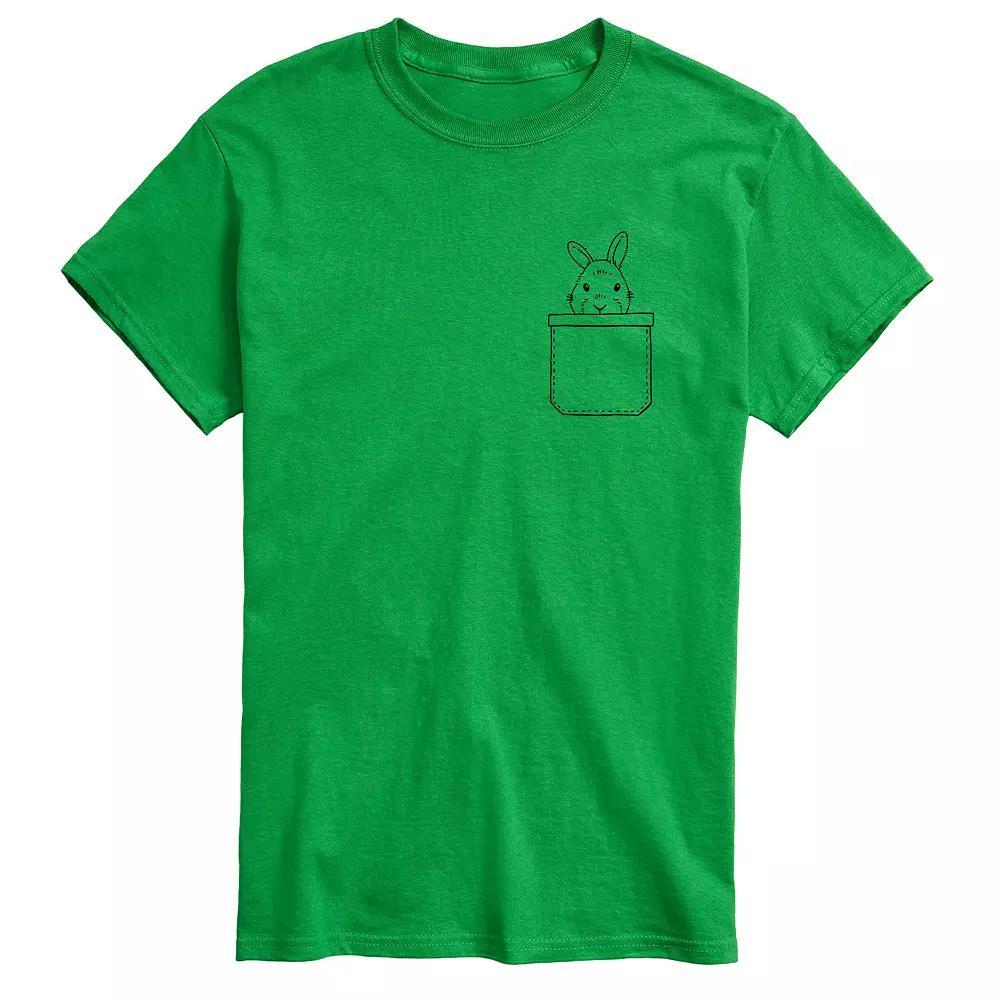 Big & Tall Bunny Pocket Tee, Men's,  Product Image