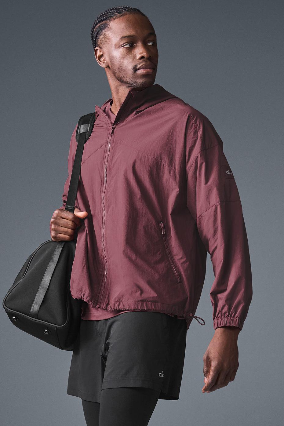 Vantage Nylon Ripstop Track Jacket - Burgundy Truffle Product Image