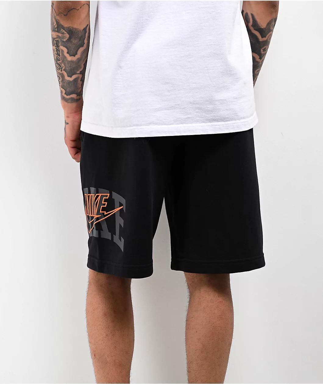 Nike Sportswear Club Arch GX Black Sweat Shorts  Product Image