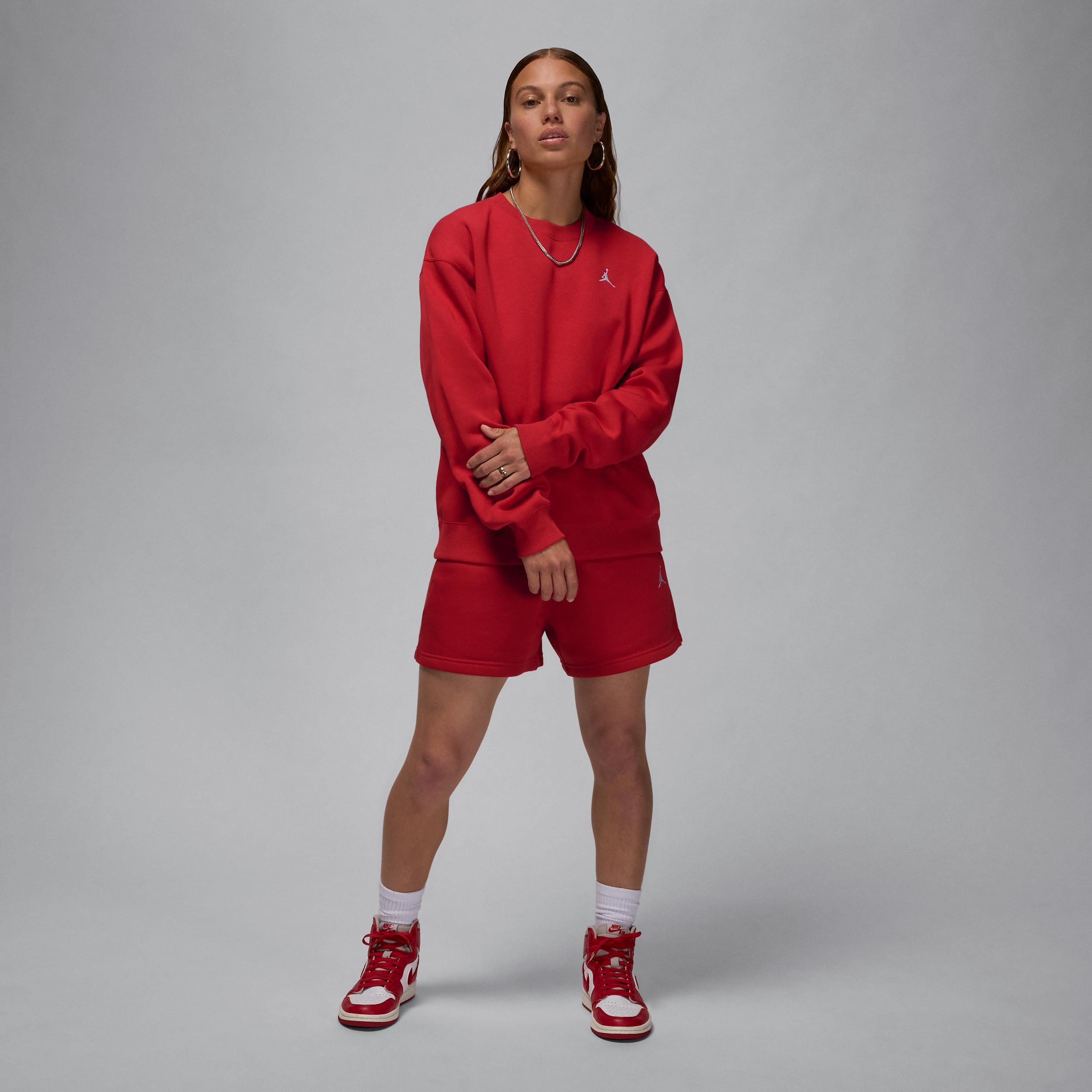 Womens Jordan Brooklyn Fleece Crew-Neck Sweatshirt | FV7074-063 Product Image