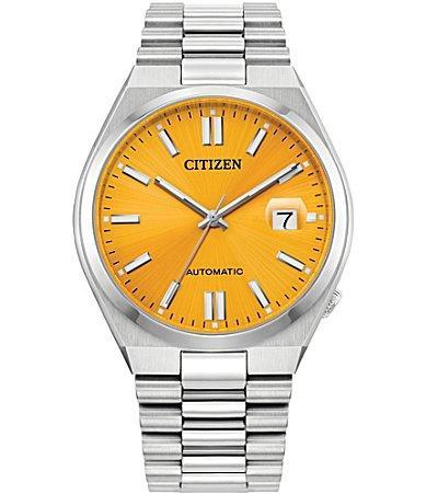 Citizen Mens Automatic Water Resistance 50 Stainless Steel Bracelet Watch Product Image