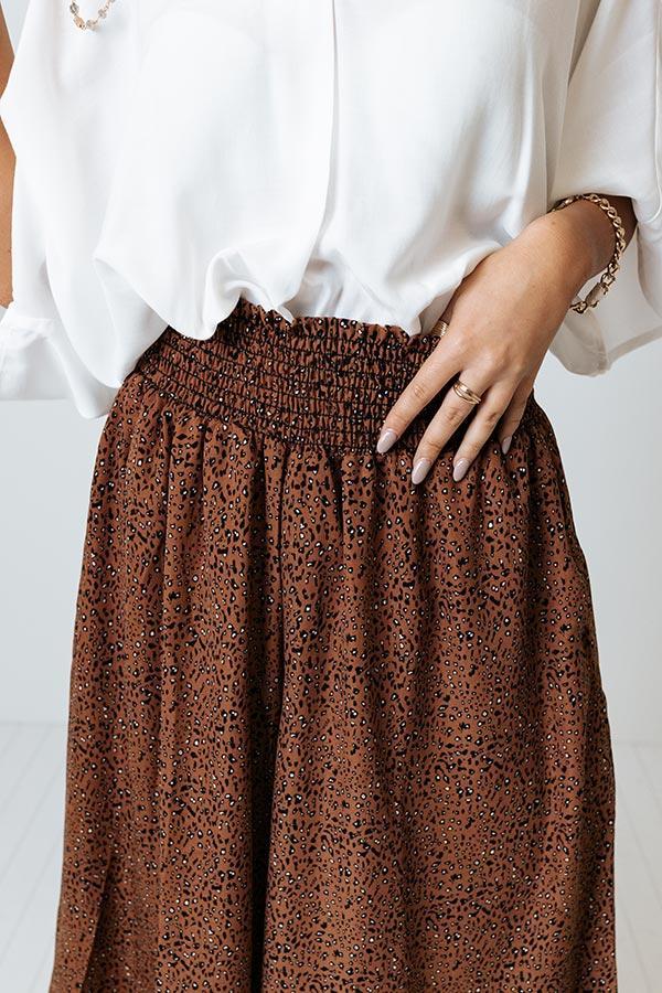 Good Dream Leopard Pants In Cinnamon Product Image