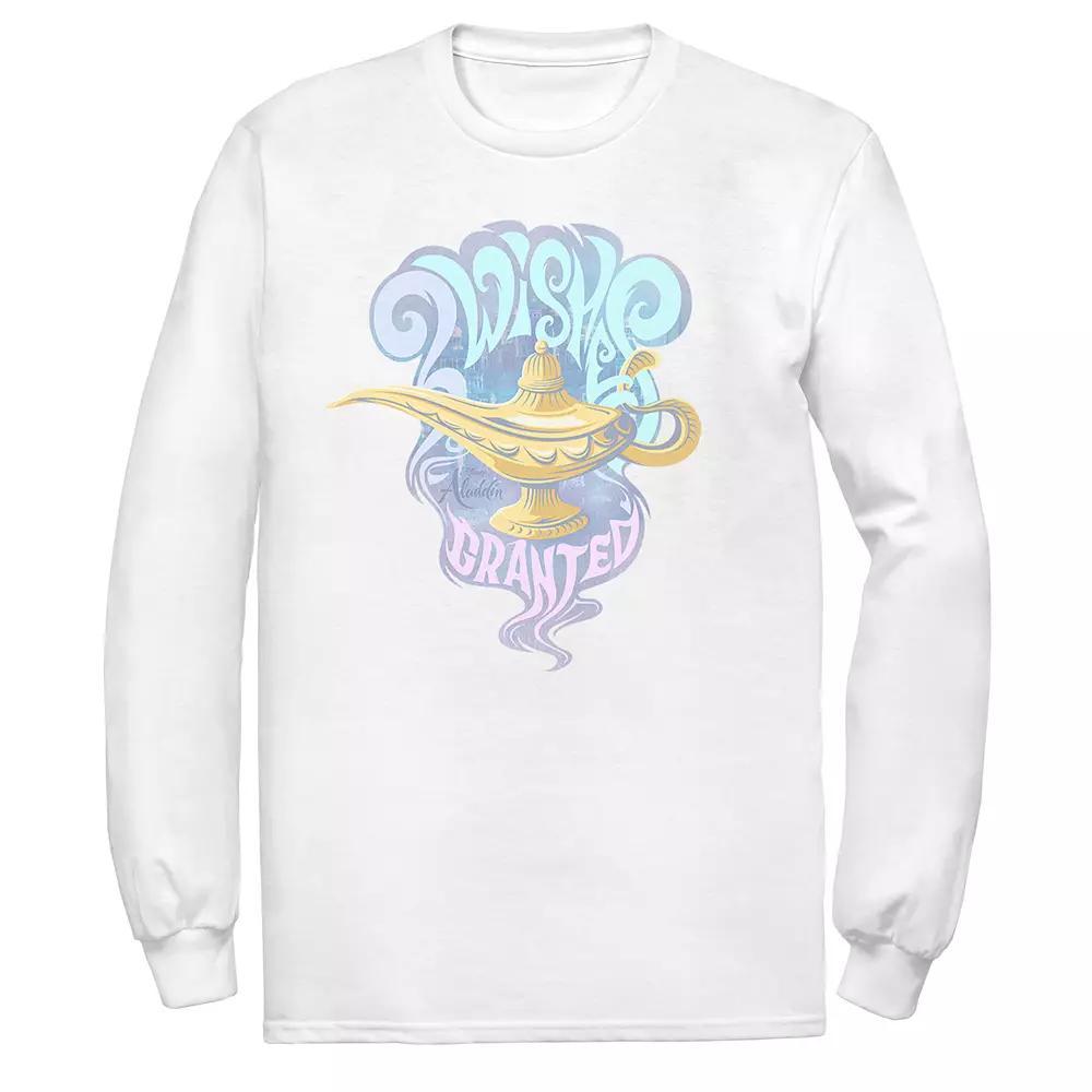 Disney's Aladdin Men's Genie Lamp Long Sleeve Graphic Tee,  Product Image