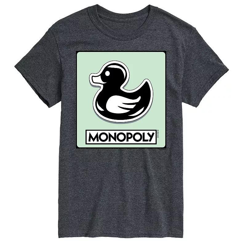 Men's Monopoly Duck Token Graphic Tee, Size: Medium, Blue Product Image