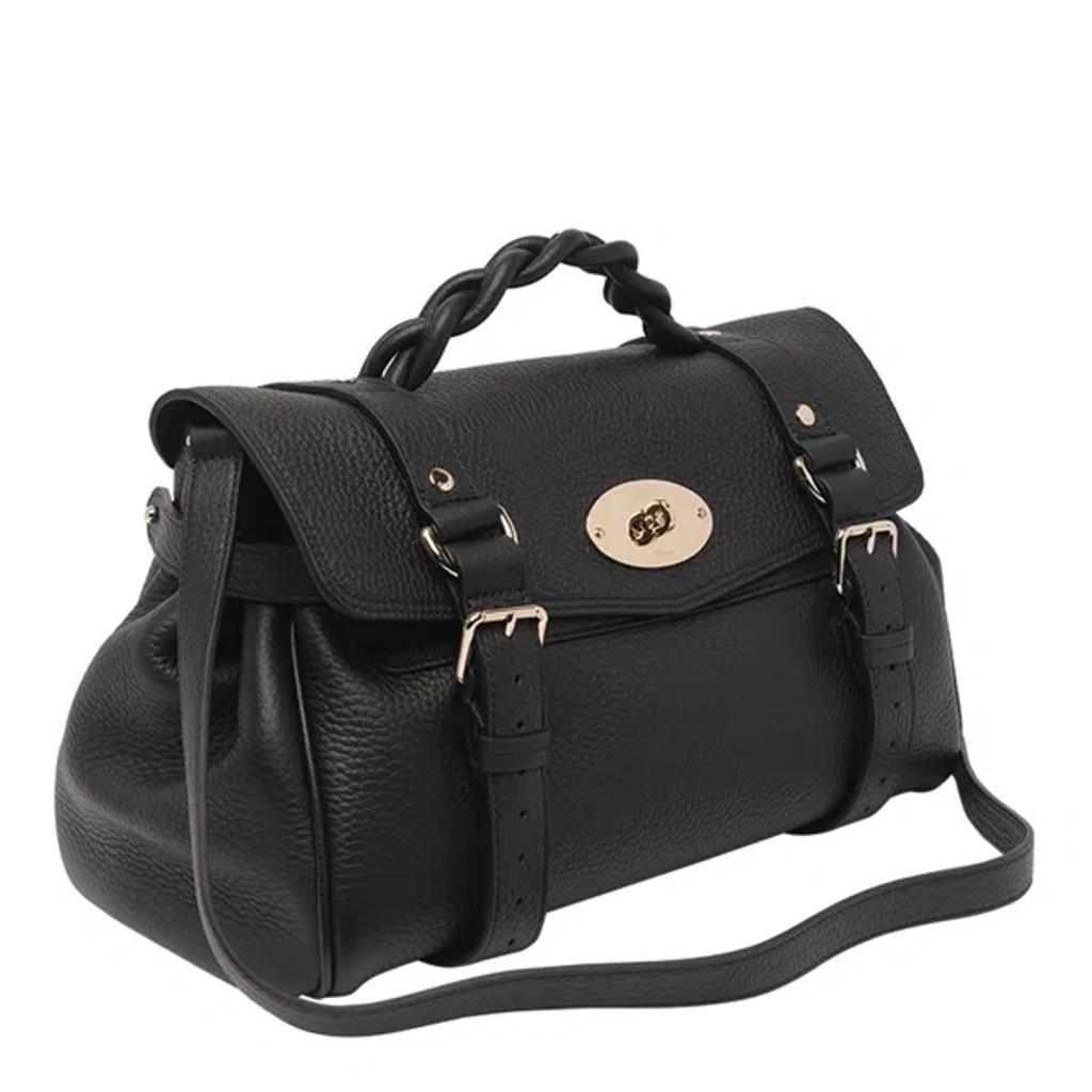 MULBERRY Alexa Heavy Grain Shoulder Bag In Black Product Image