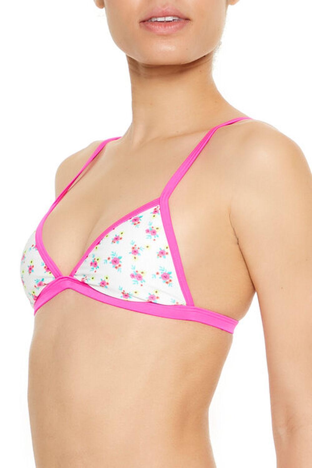 Floral Print Triangle Bikini Top | Forever 21 Product Image