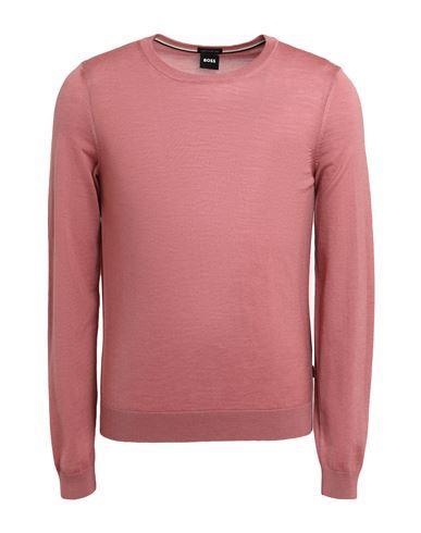 HUGO BOSS Boss Man Sweater Pastel Pink Size S Virgin Wool Product Image