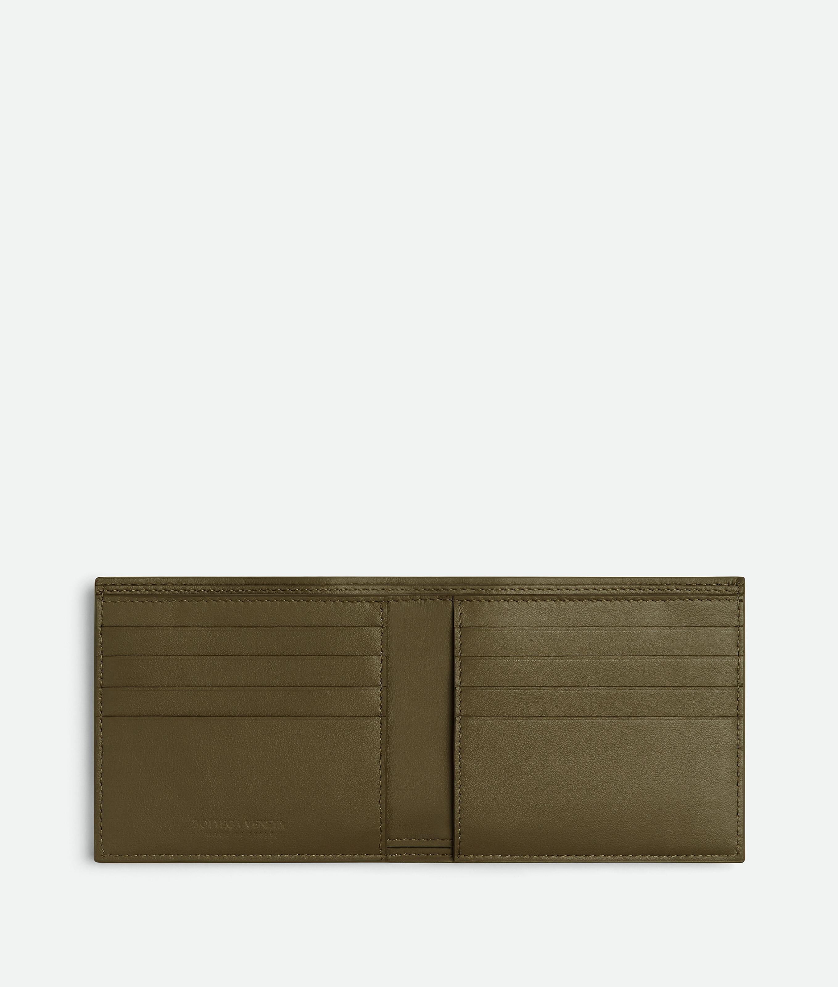 BOTTEGA VENETA Intrecciato Bi-fold Wallet In Brown Product Image