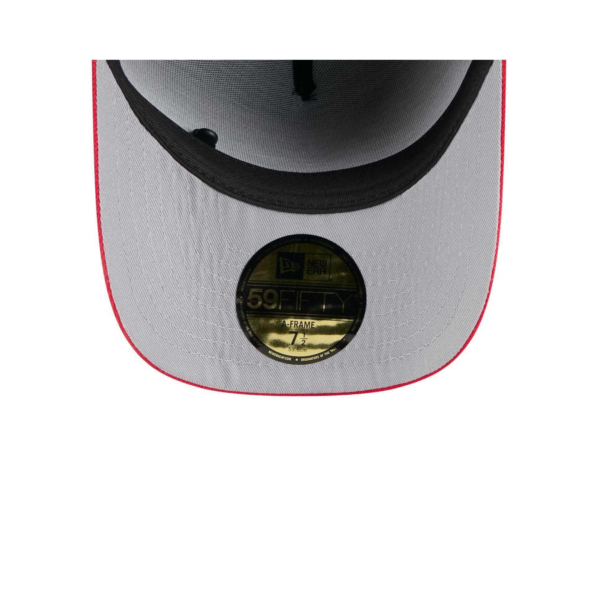 Houston Texans 2025 Draft Black 59FIFTY A-Frame Fitted Hat Male Product Image