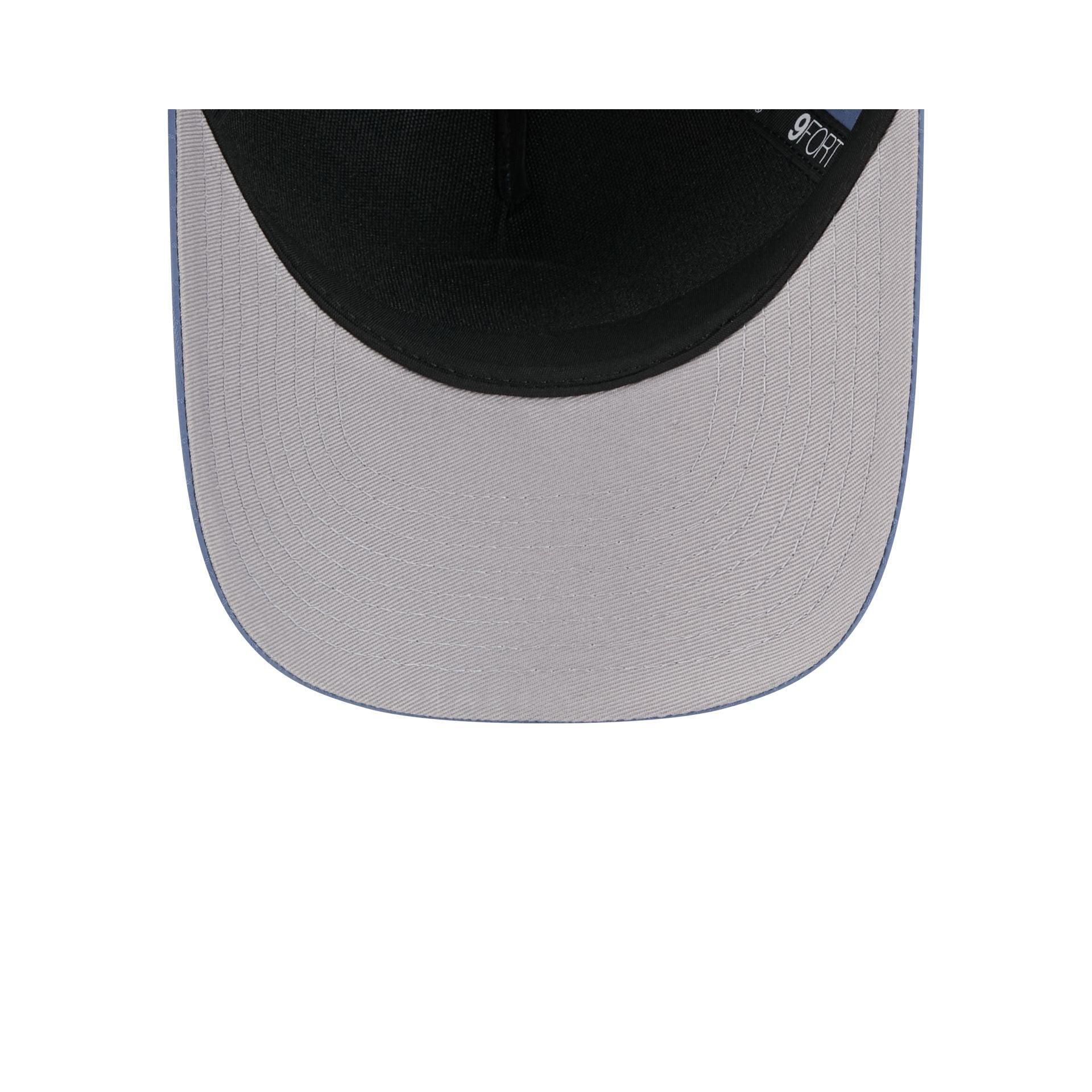 Golden State Warriors Blue Ripstop 9FORTY M-Crown A-Frame Snapback Hat Male Product Image