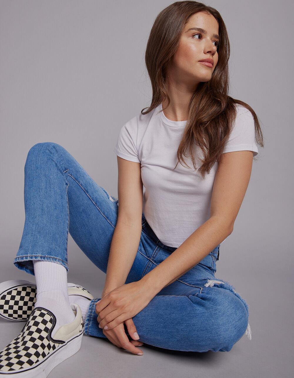 RSQ Womens Vintage Mom Jeans - LIGHT WASH Product Image