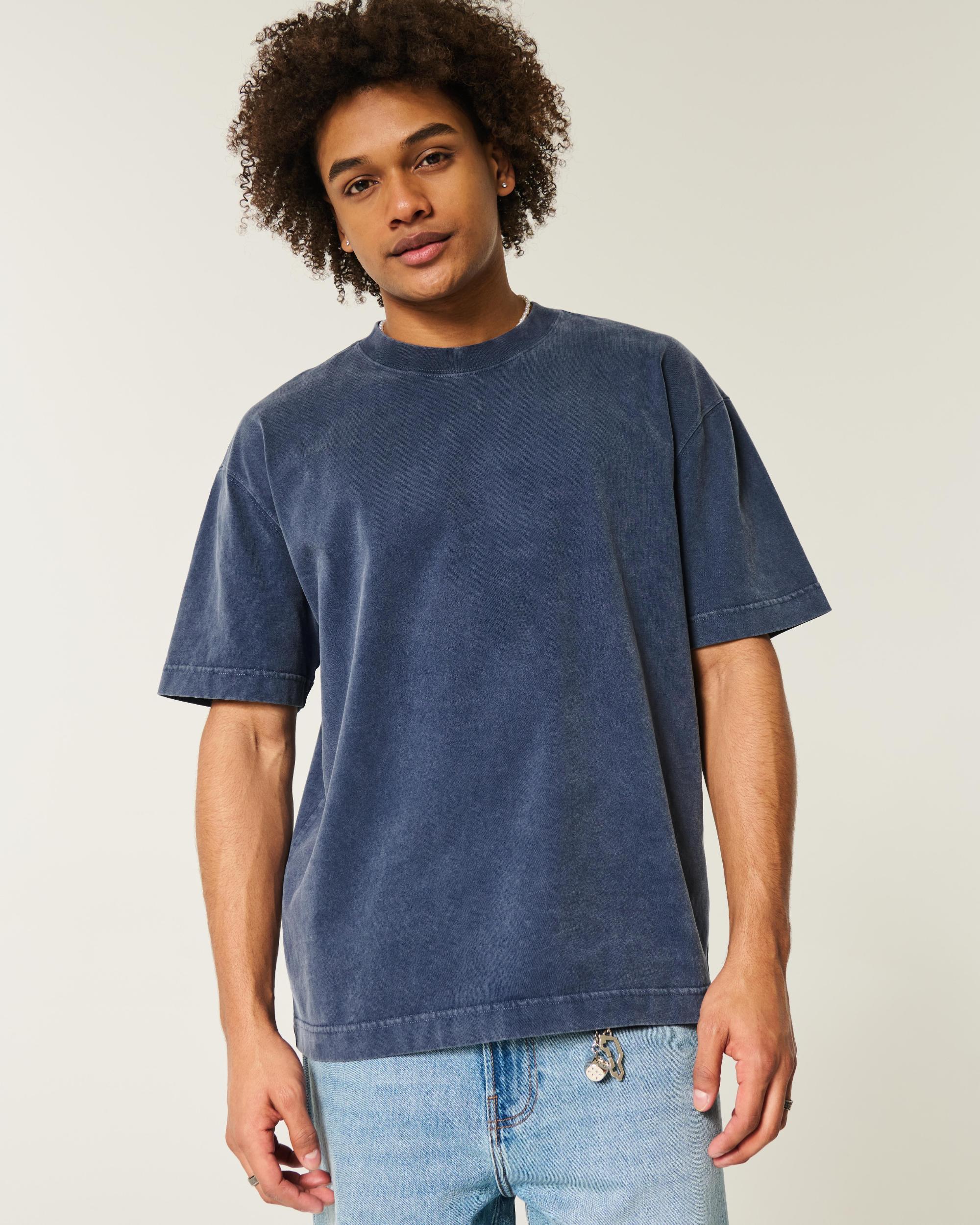 Dalix Mens Lil Smile Heavy Weight Cotton Tee Product Image