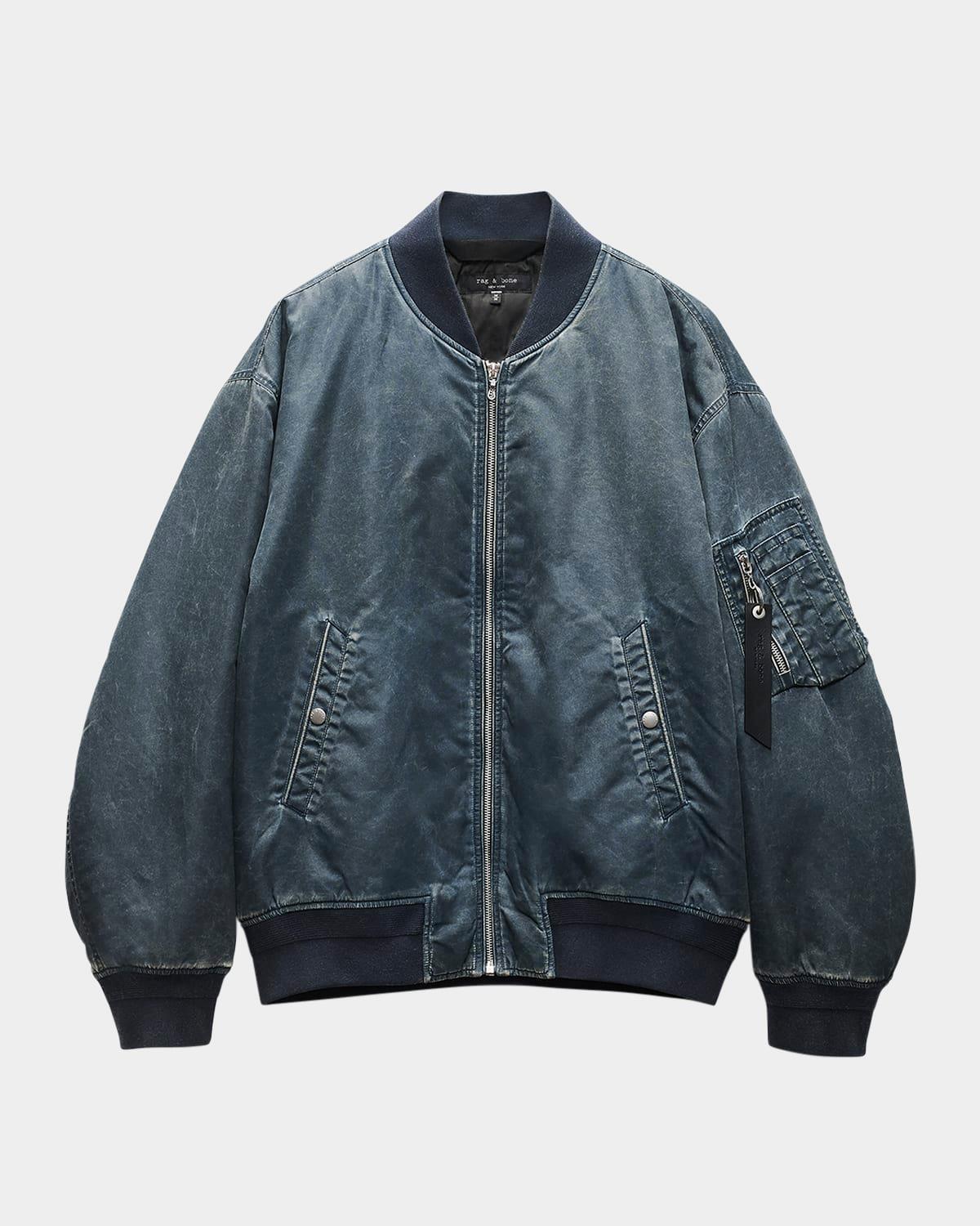 Men's Manston Nylon Bomber Jacket Product Image