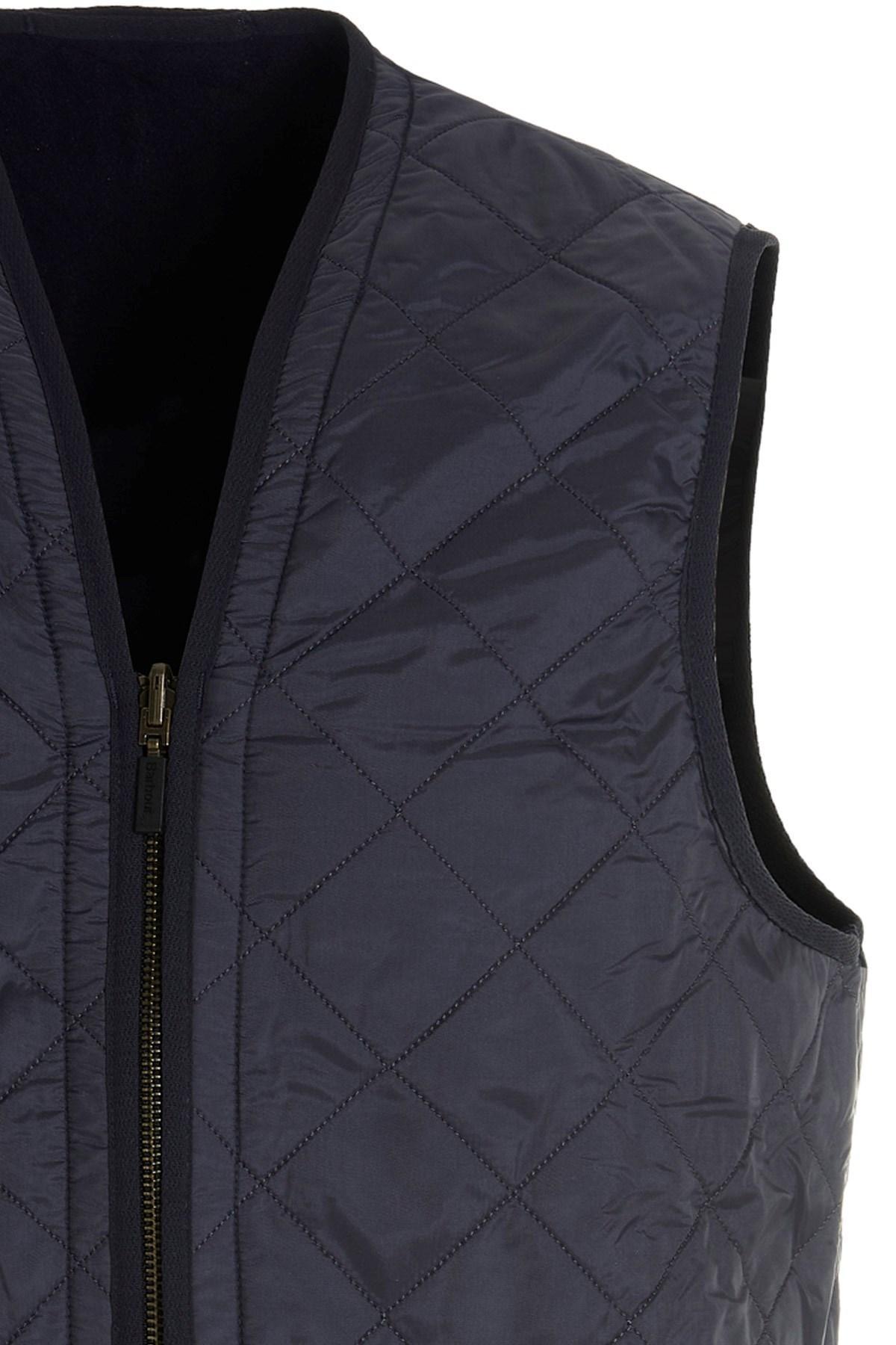 BARBOUR Quilted Pouch-pocket Gilet In Black Product Image