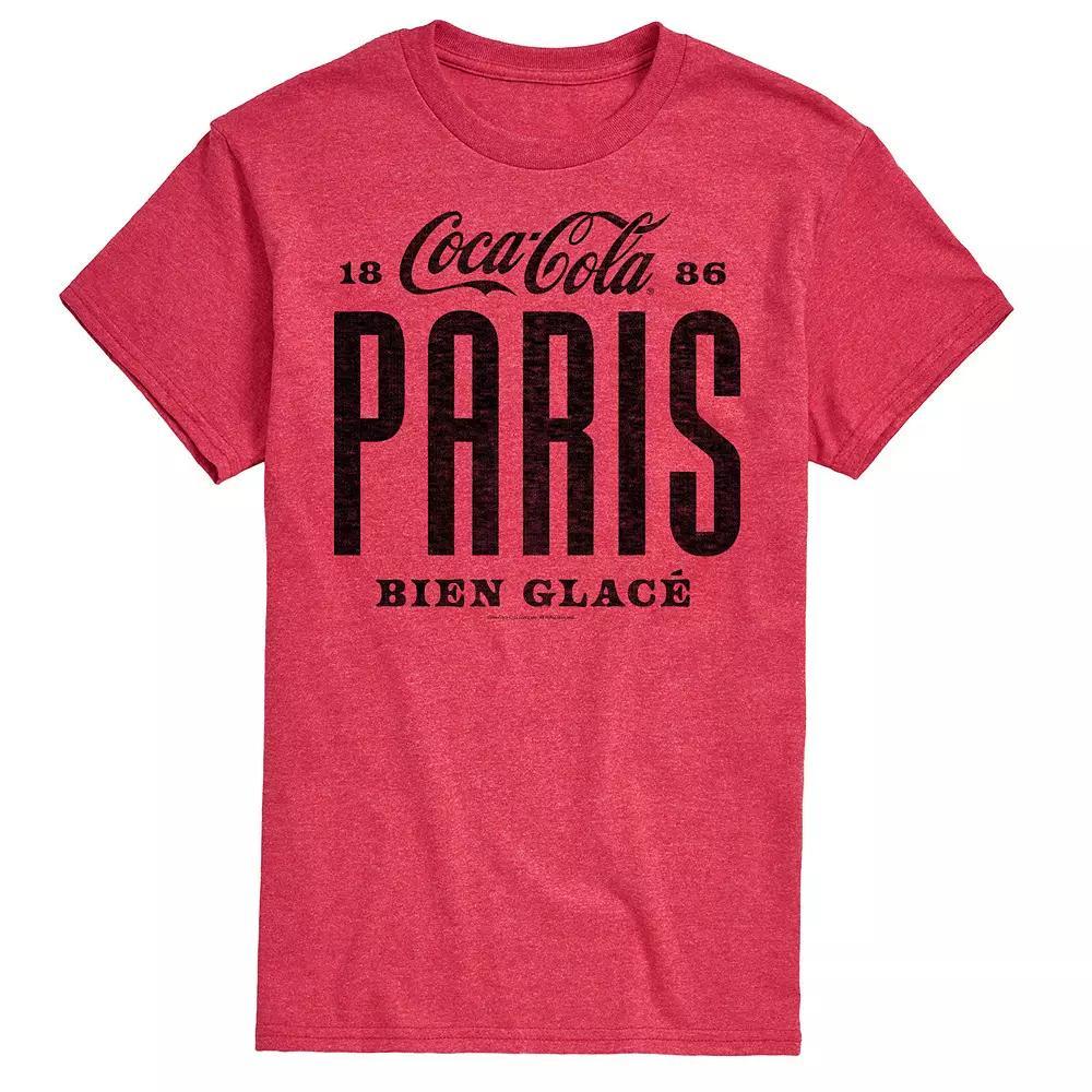 Men's Coca-Cola Paris Graphic Tee, Size: XXL, White Product Image