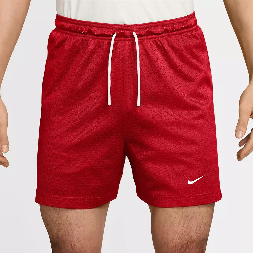 Nike Mens Nike Dri-FIT 5 Mesh Shorts - Mens White/Lt Photo Blue Product Image
