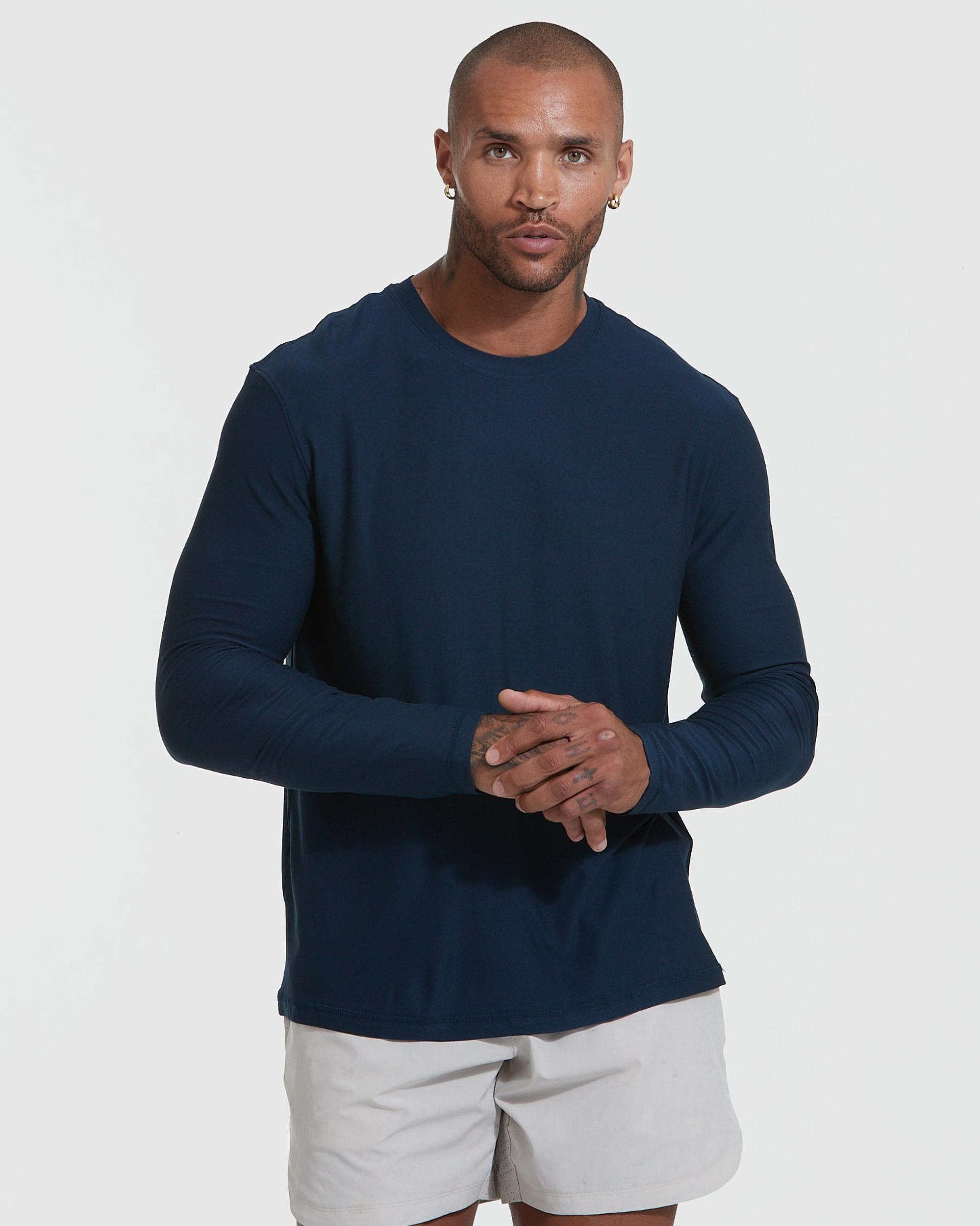 Everyday Active Long Sleeve Crew T-Shirt 3-Pack Product Image