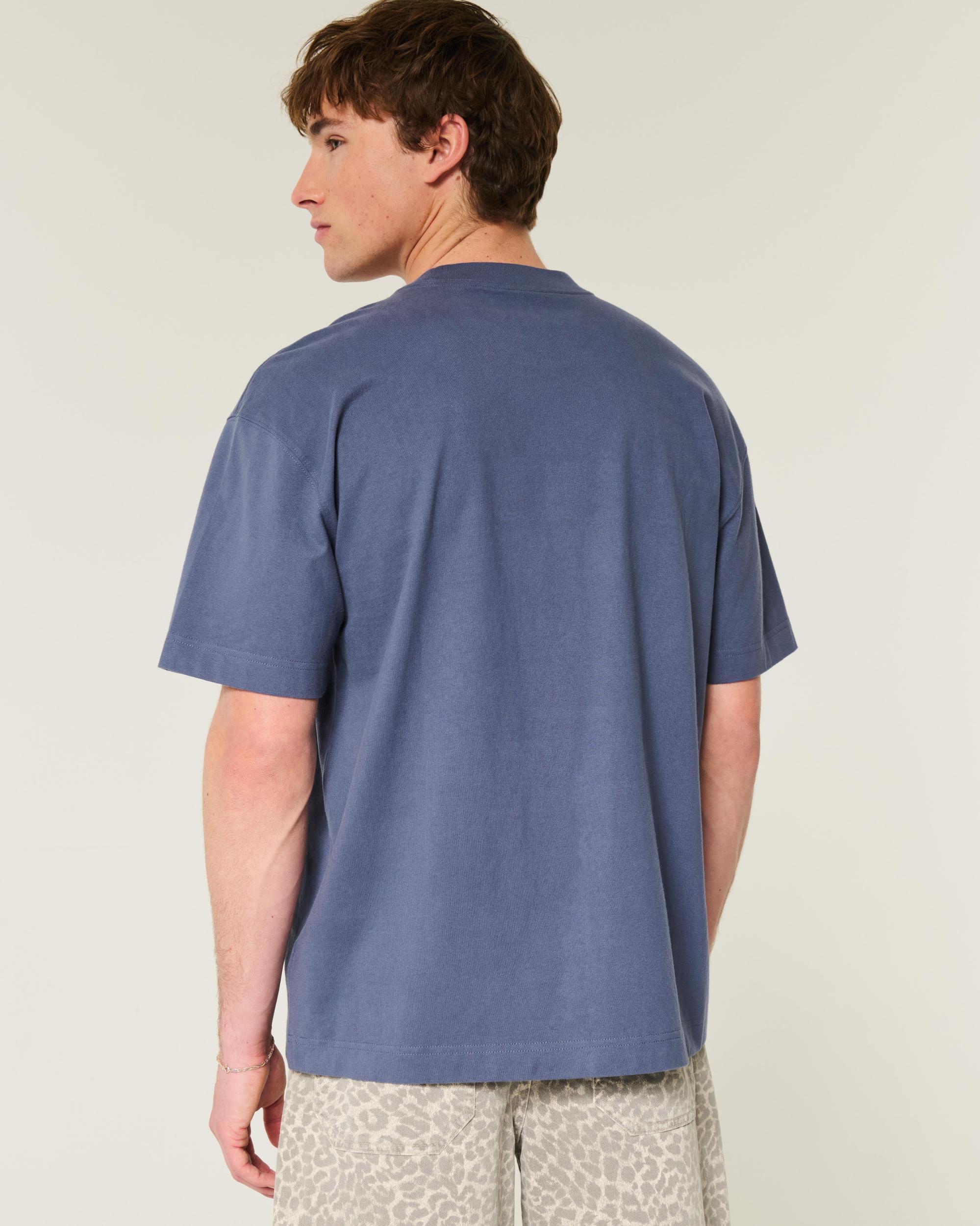 Dalix Mens Lil Smile Heavy Weight Cotton Tee Product Image