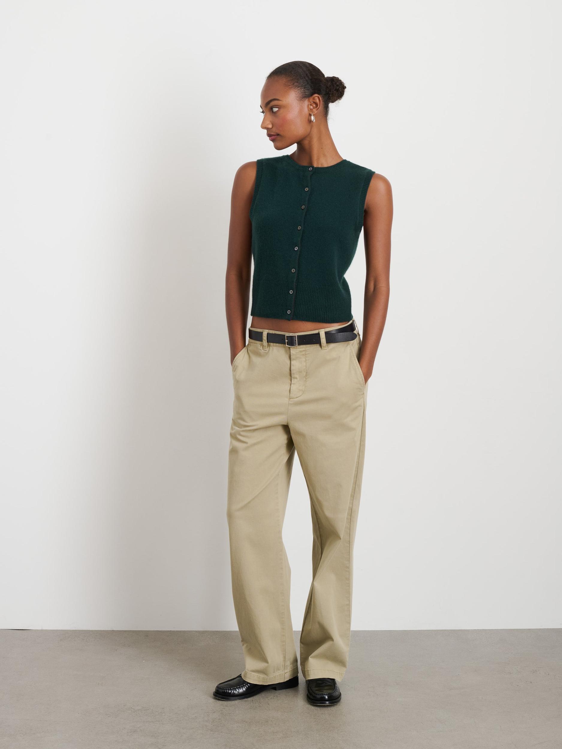 Lucie Vest in Cashmere Product Image