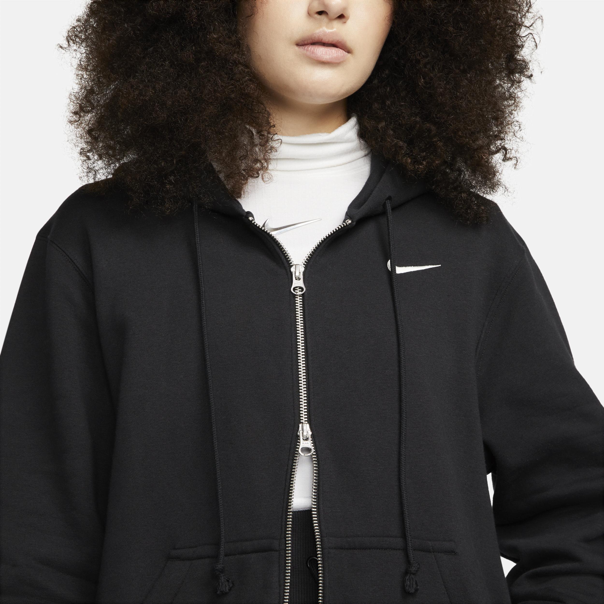 Womens Nike Sportswear Phoenix Fleece Oversized Long Full-Zip Hoodie Product Image