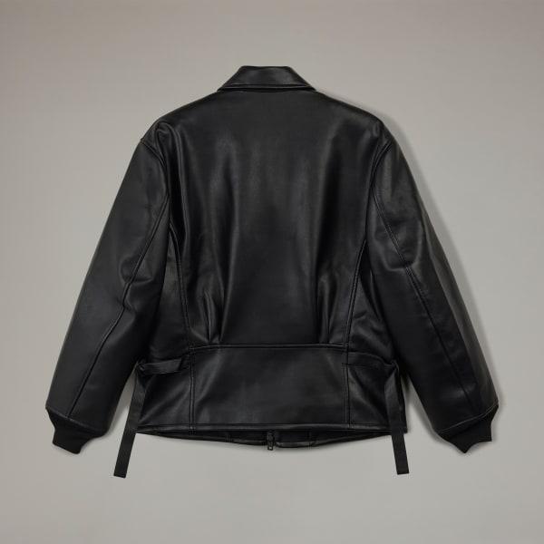 Y-3 Pleather Bomber Jacket Product Image