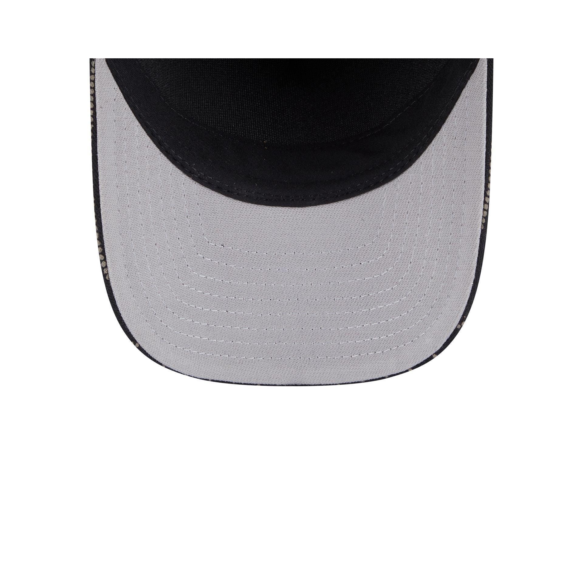 Chicago Cubs Dotted Pinstripe 9FORTY M-Crown A-Frame Adjustable Hat Male Product Image