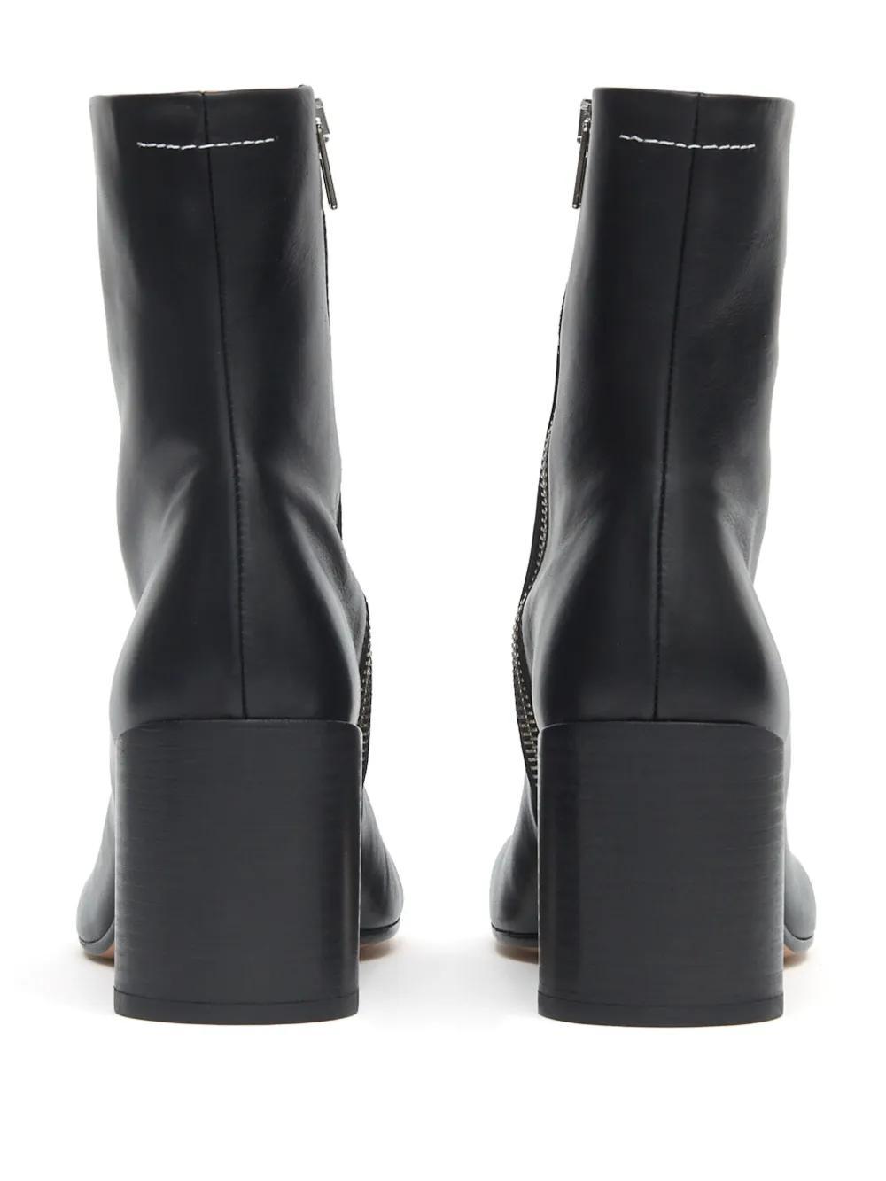 stitch-out leather ankle boots Product Image