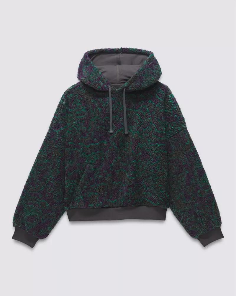 Collett Boucle Loose Pullover Hoodie Product Image