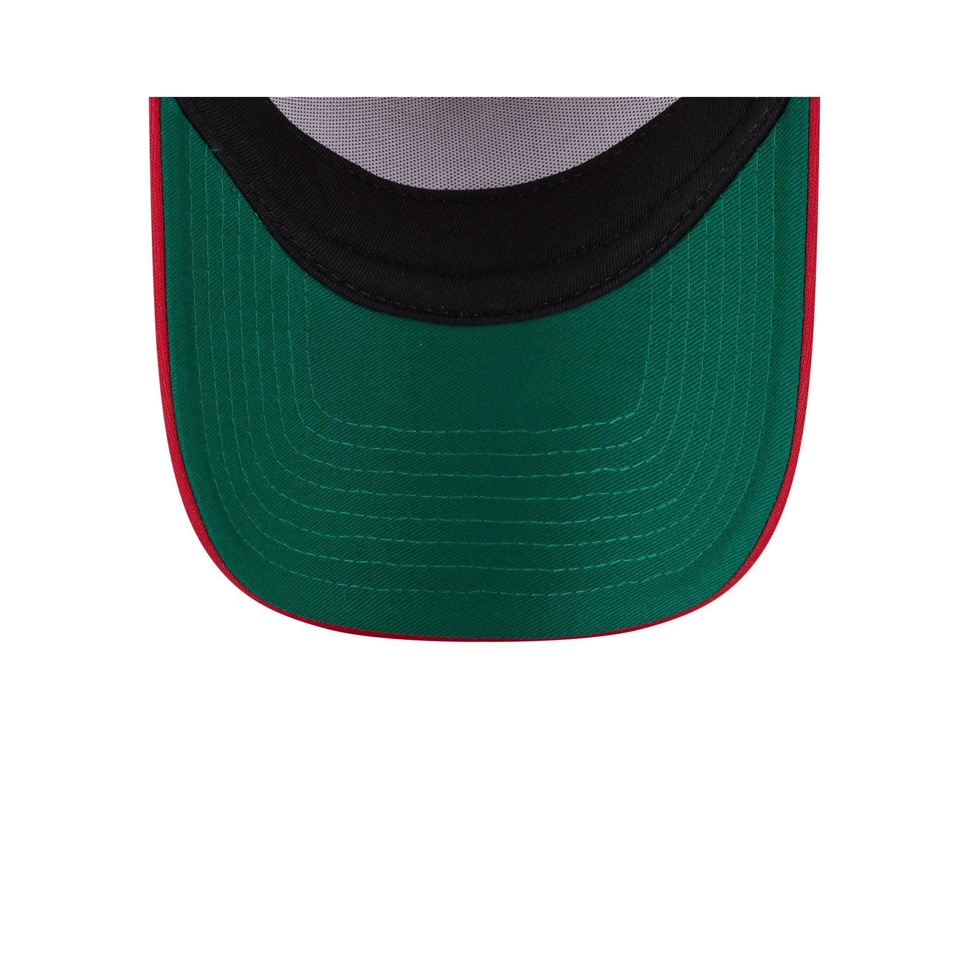 Chicago Blackhawks Distressed 9FORTY A-Frame Trucker Hat Male Product Image