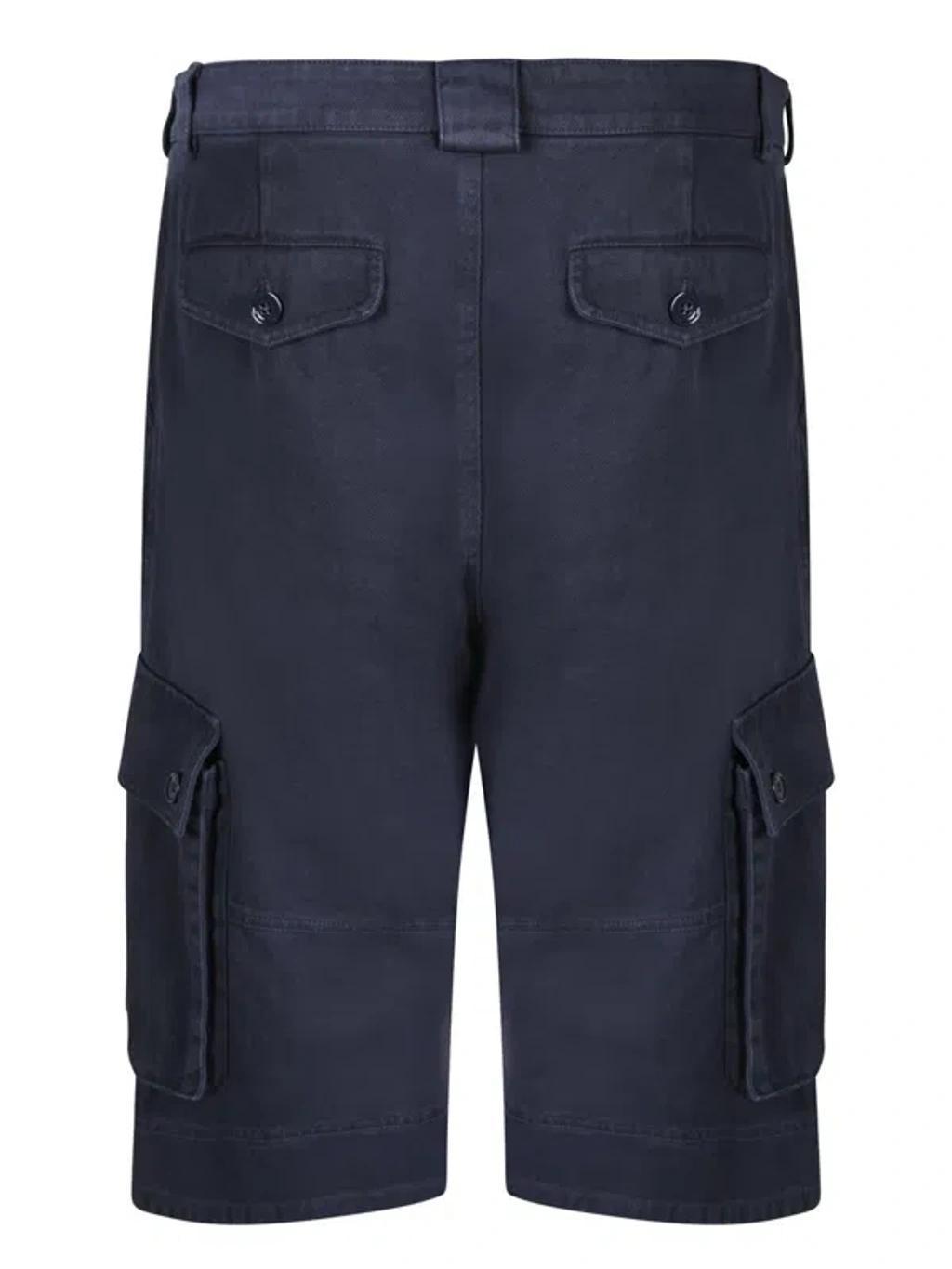 Cargo Blue Bermuda Shorts Product Image