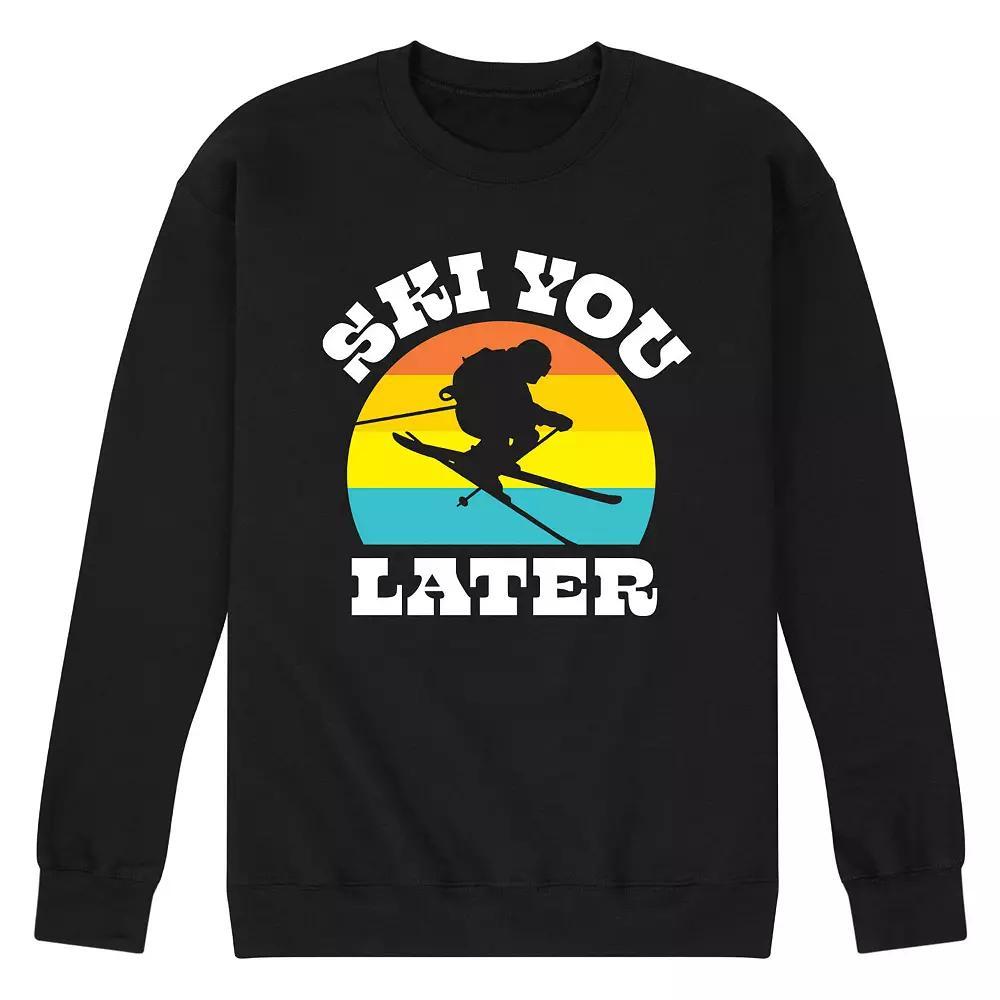 Men's Ski You Later Sweatshirt, Size: XL, Black Product Image