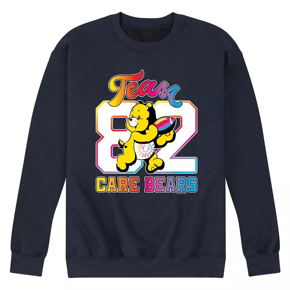 Men's Care Bears Football Fleece Sweatshirt, Size: XXL, Blue Product Image