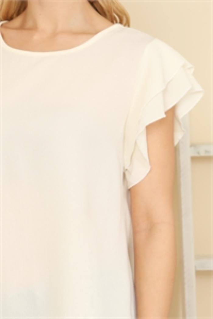 Ruffle Sleeve Day to Night Top Product Image