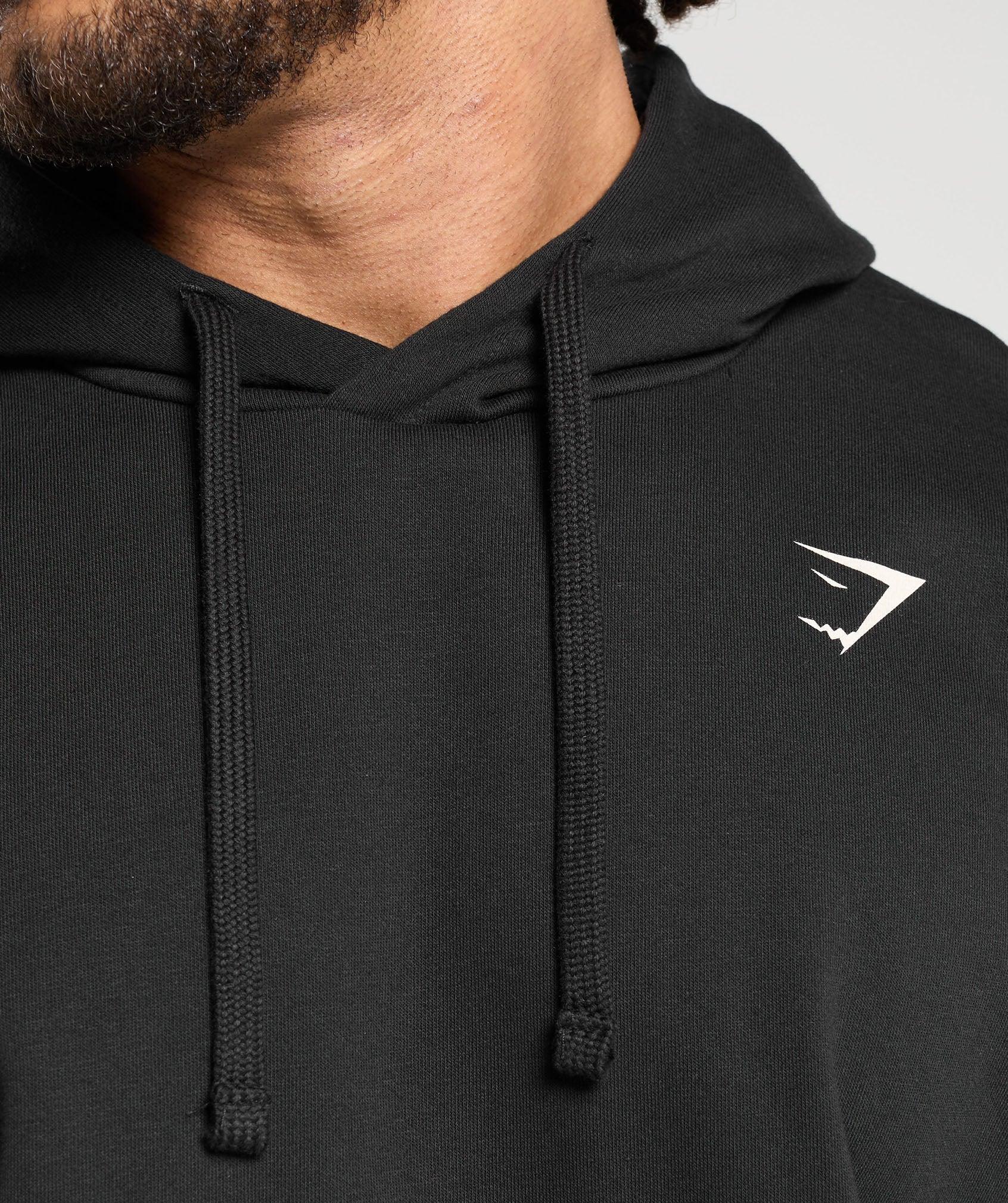 Gymshark Heavy Duty Apparel Hoodie - Black Male Product Image