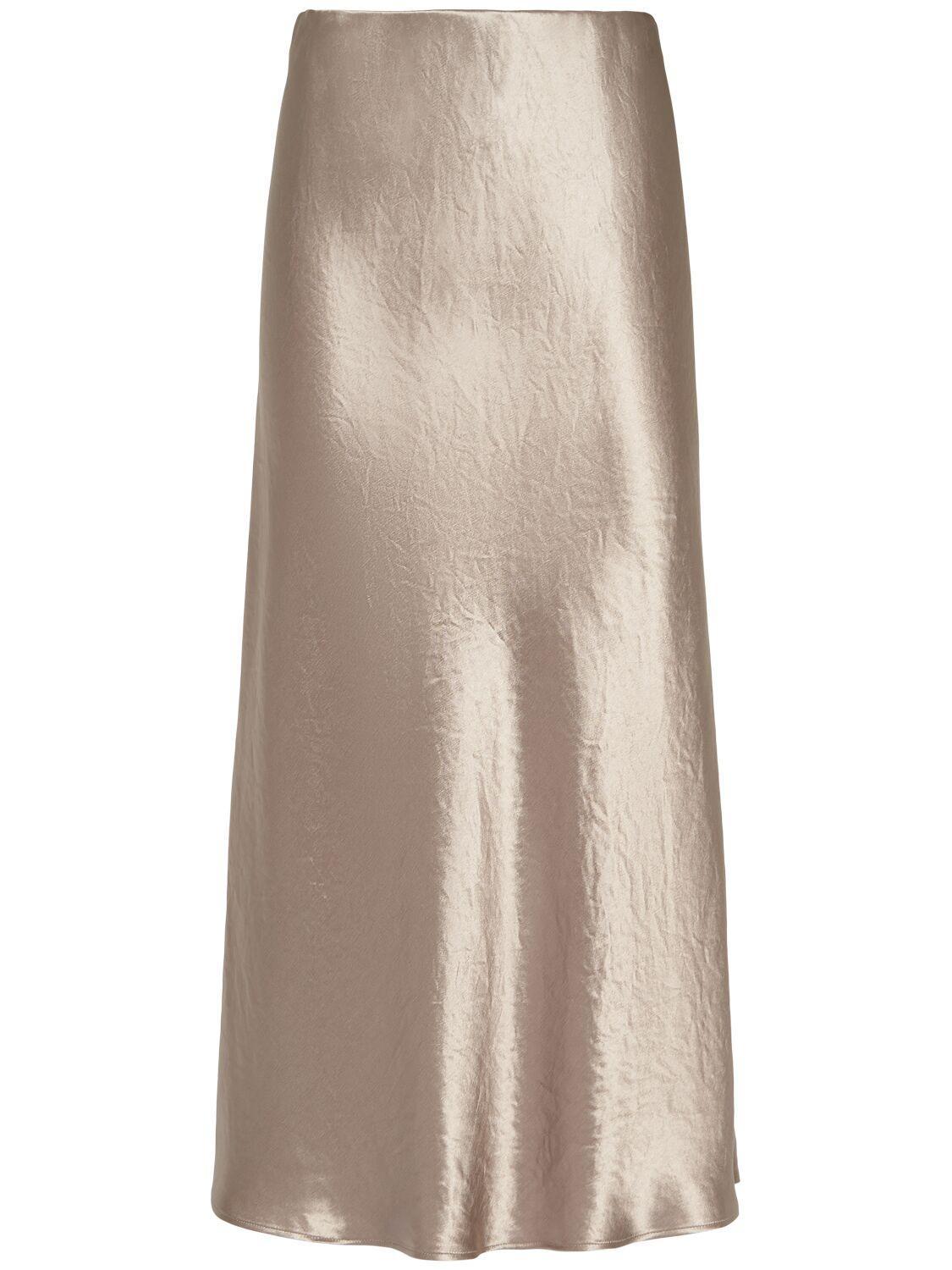 Brown Alessio Midi Skirt Product Image