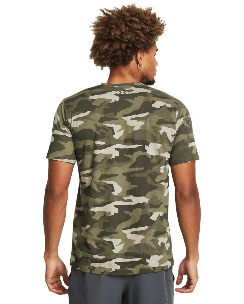 Men's UA Performance Cotton Camo Collegiate Short Sleeve Product Image