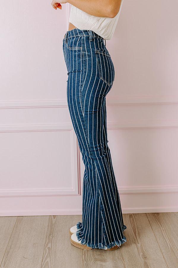 The Stevie High Waist Stripe Flare Product Image