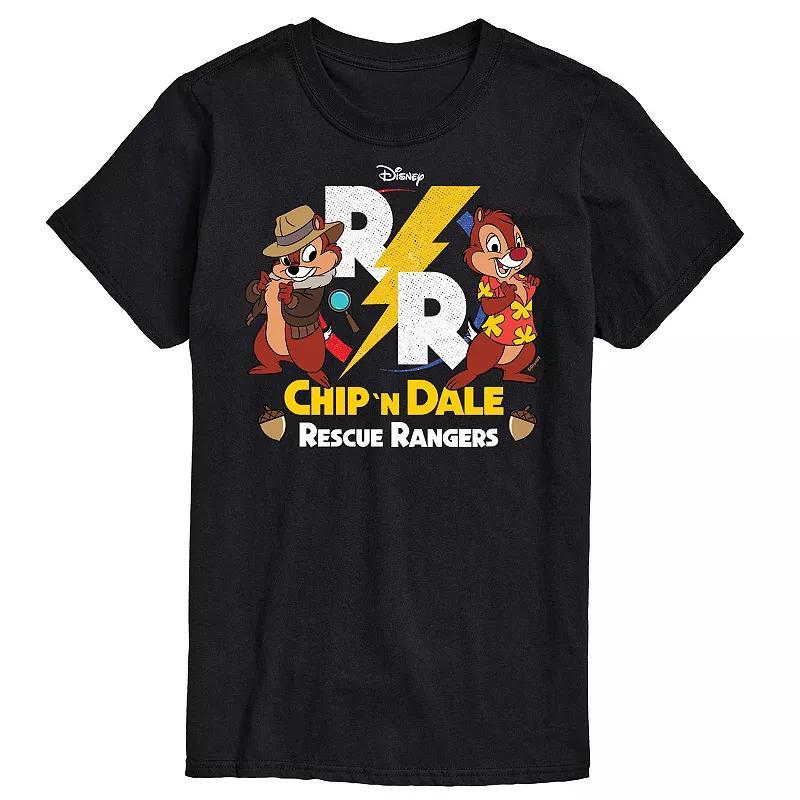 Big & Tall Disney Chip N Dale Rescue Rangers, Men's, Size: 4XL Tall, Black Product Image