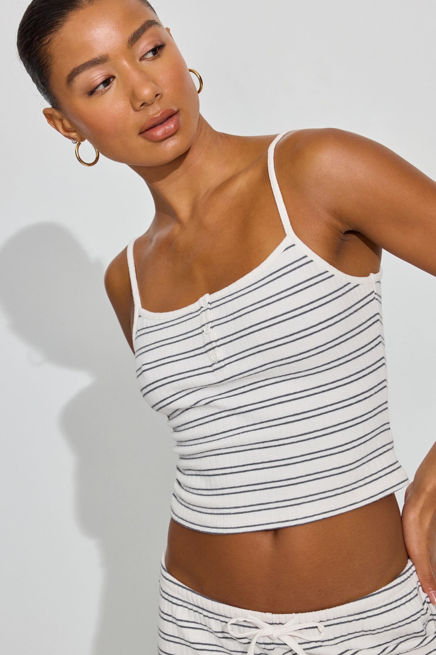 Plunge Ruched Mesh Tank Top Product Image