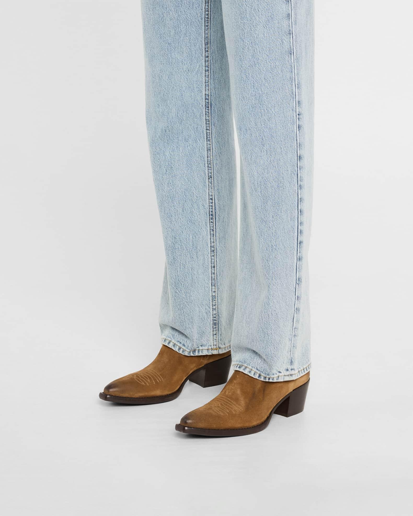 Suede Western Booties Product Image