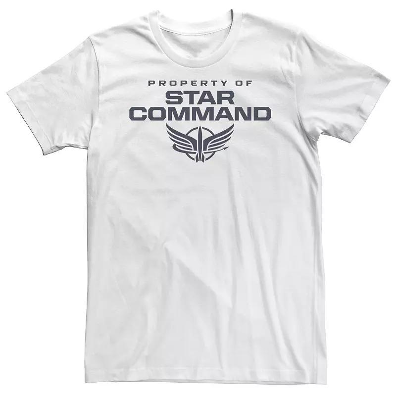 Big & Tall Disney / Pixar Lightyear Property Of Star Command Logo Tee, Men's,  Product Image