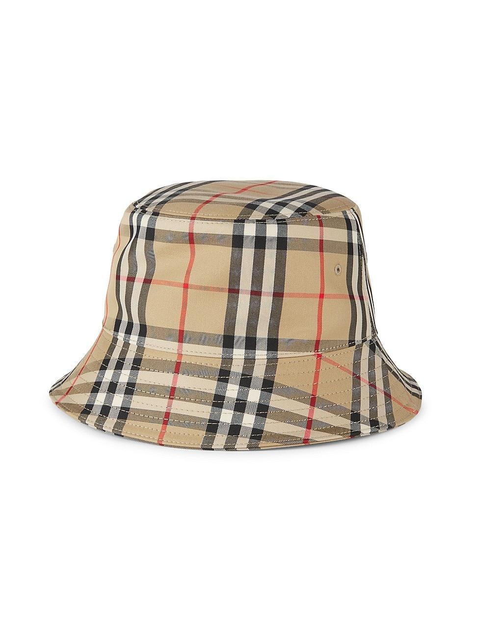 Womens Check Bucket Hat Product Image