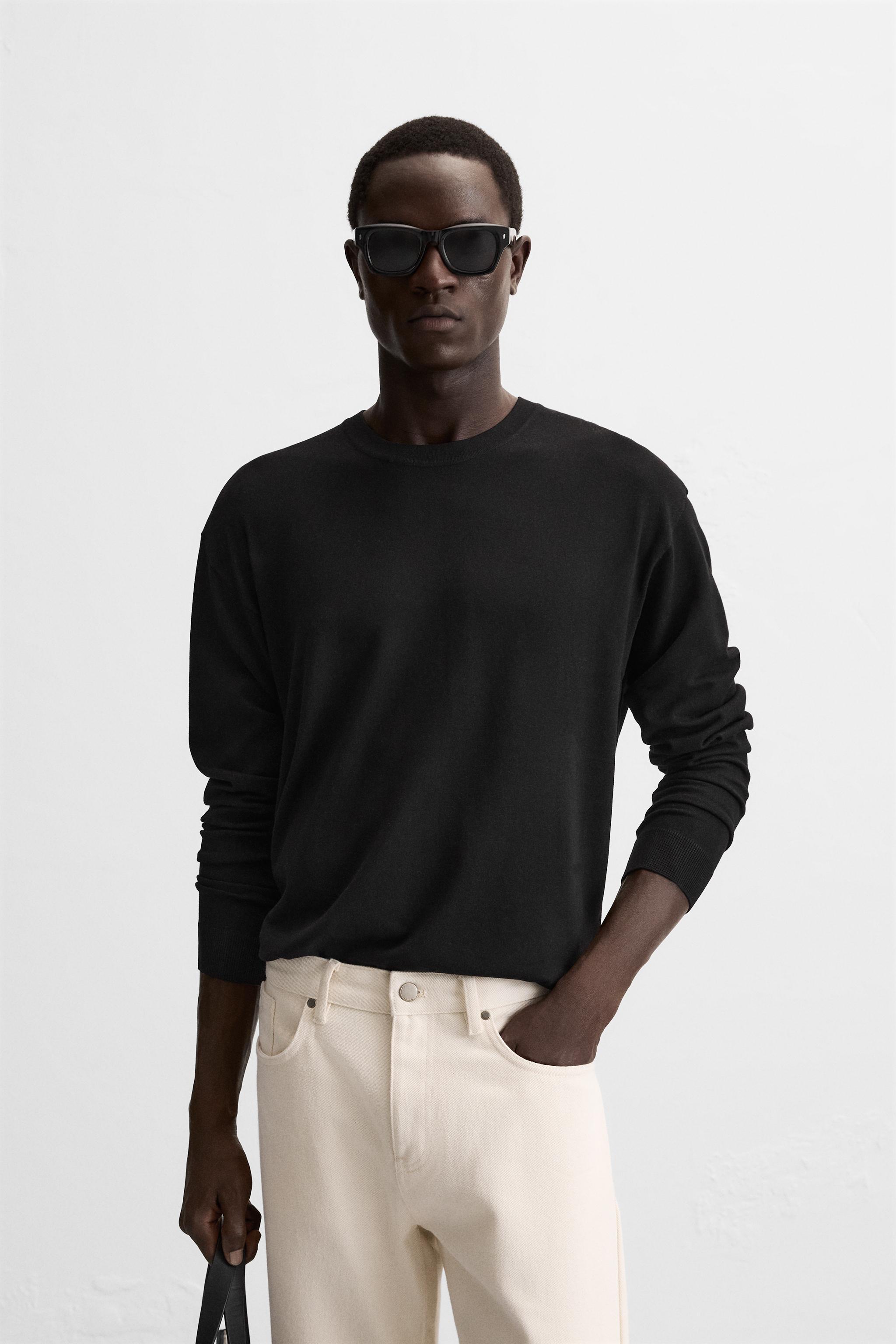 BASIC VISCOSE BLEND SWEATER Product Image