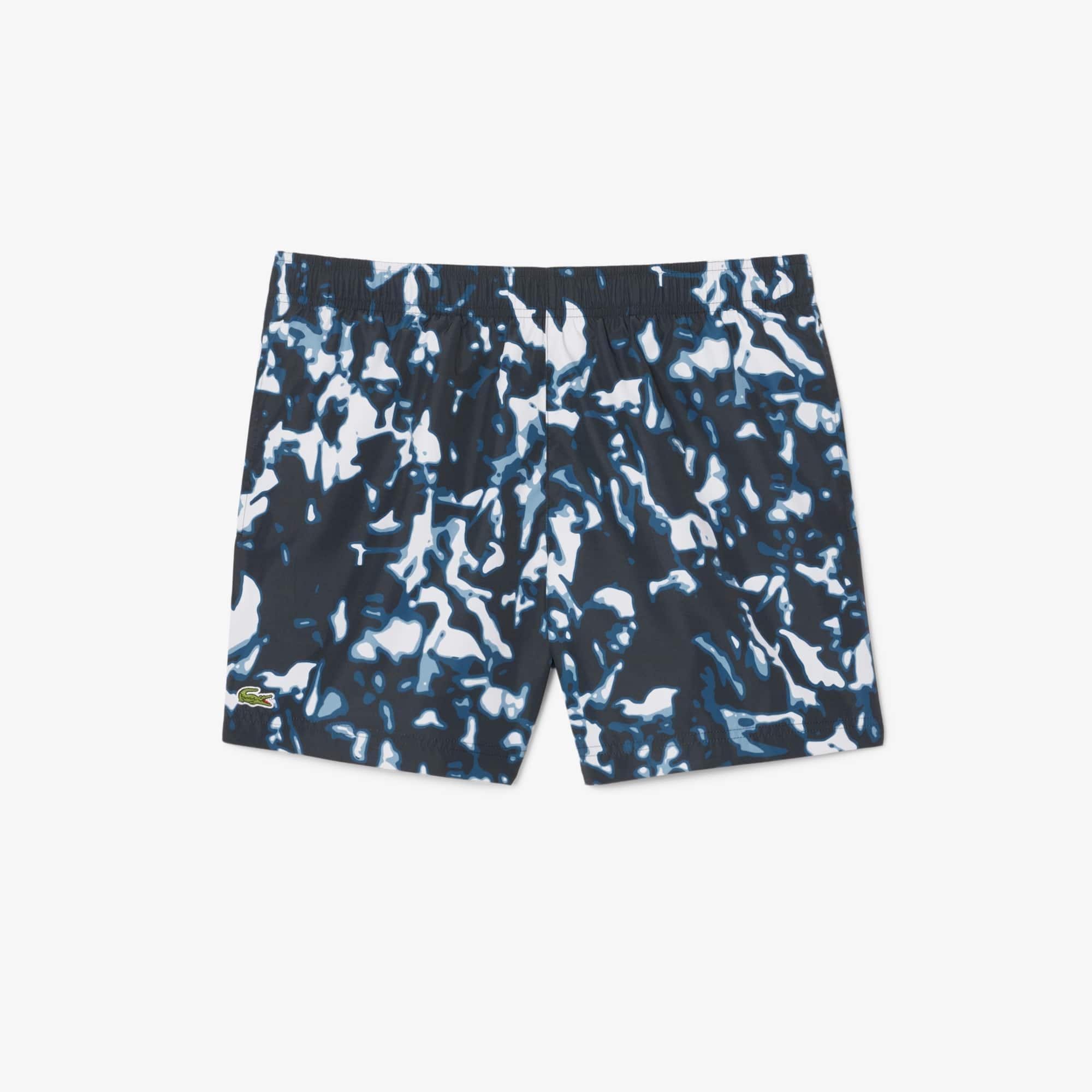 Short Printed Swim Trunks Product Image