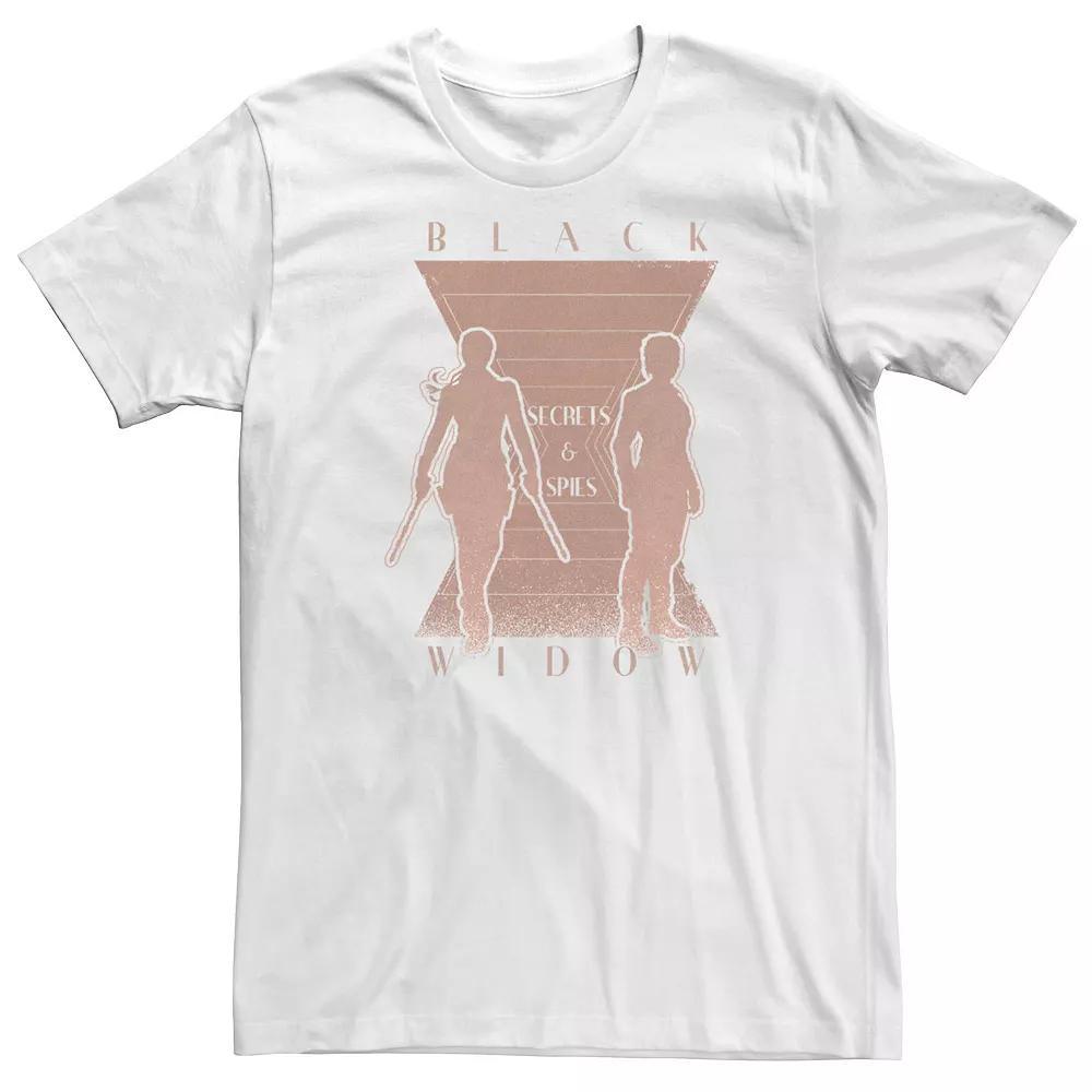 Big & Tall Marvel Black Widow Secrets And Spies Tee, Men's,  Product Image