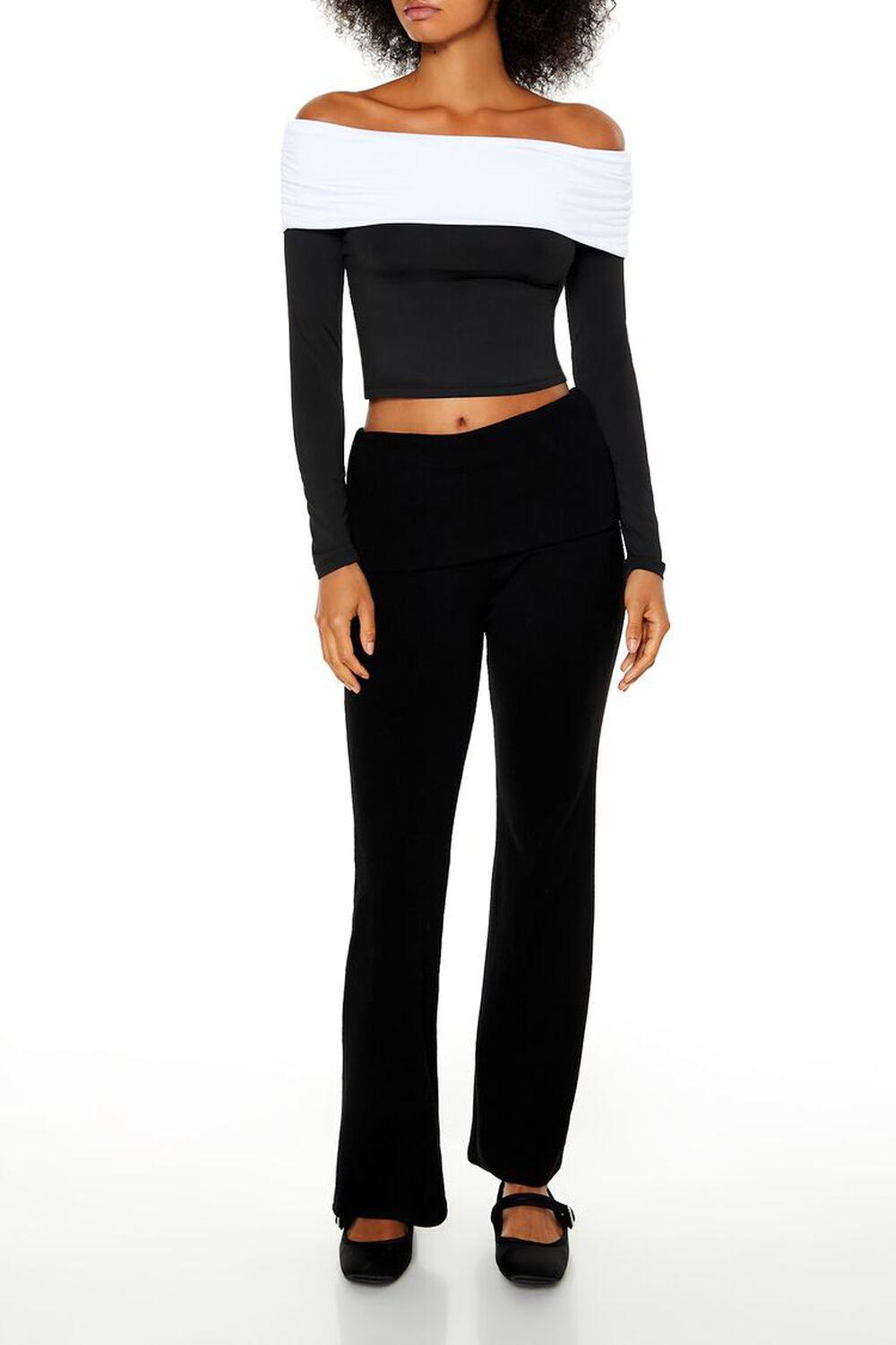 Colorblock Off-the-Shoulder Top | Forever 21 Product Image