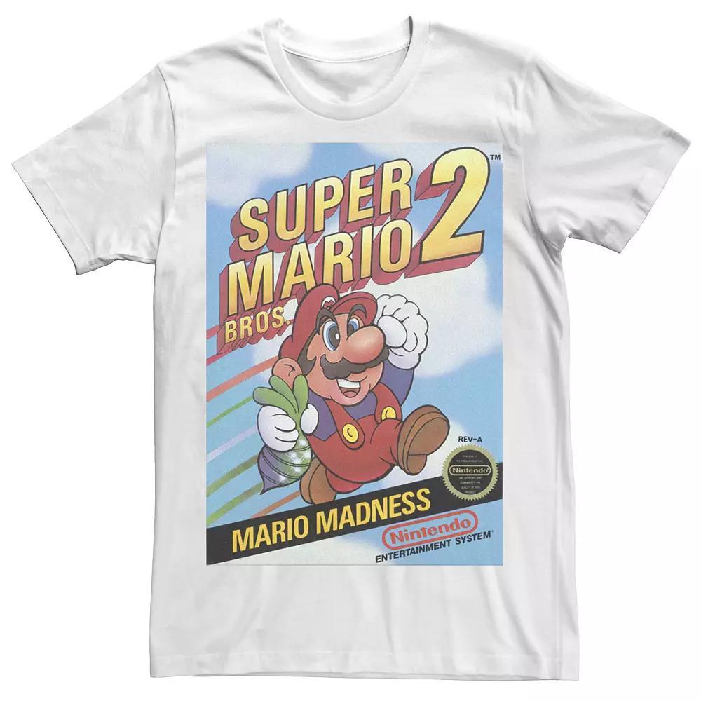 Men's Nintendo Super Mario Bros 2 Retro Box Art Tee,  Product Image