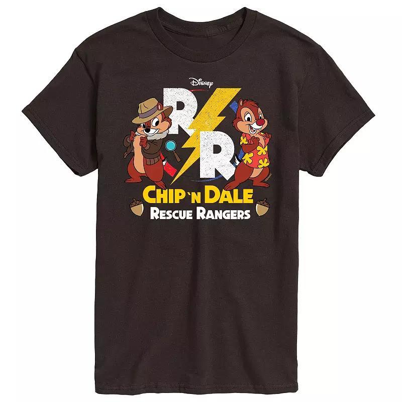 Disneys Mickey Mouse Mens Chip N Dale Rescue Rangers Logo Graphic Tee Product Image